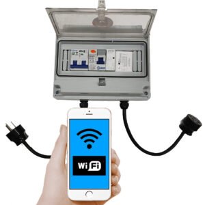 Tablero Automático Wifi para Piscina Plug & Play con Disyuntor Diferencial