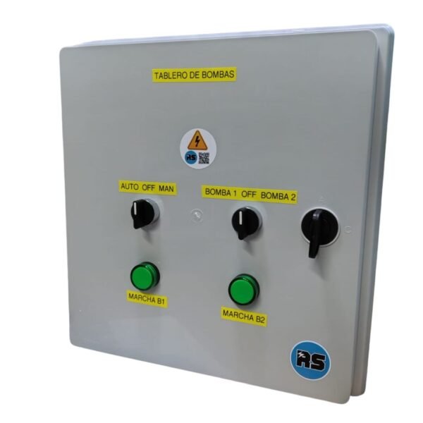 Tablero Automático para 2 Bombas de Agua Trifásicas Alternador Automático