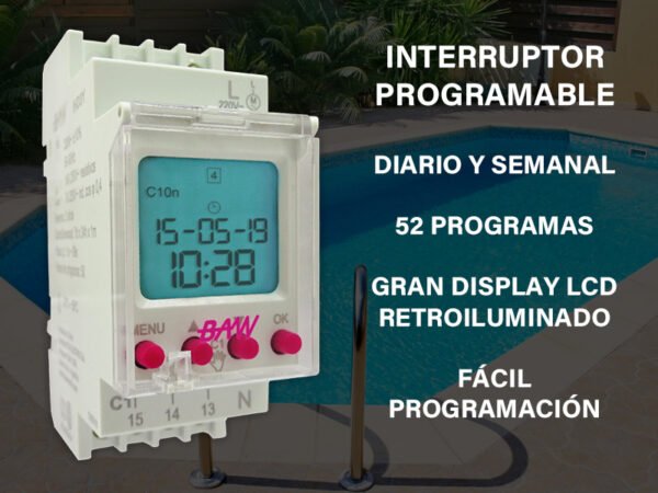 Tablero Automático para Piscina Plug & Play con Disyuntor Diferencial - Imagen 3