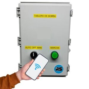 Tablero Automático Wifi Trifásico para Piscina con Disyuntor Diferencial